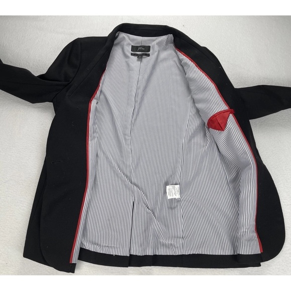 J. Crew Parke Women's Size 6 Wool Blend Blazer Jacket Black Shawl Collar Career - Picture 5 of 14